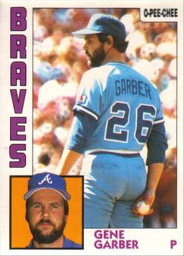 1984 O-Pee-Chee Baseball Cards 167     Gene Garber